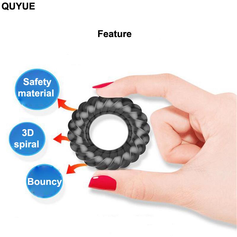 Cock ring ejaculation delay sex toys for men