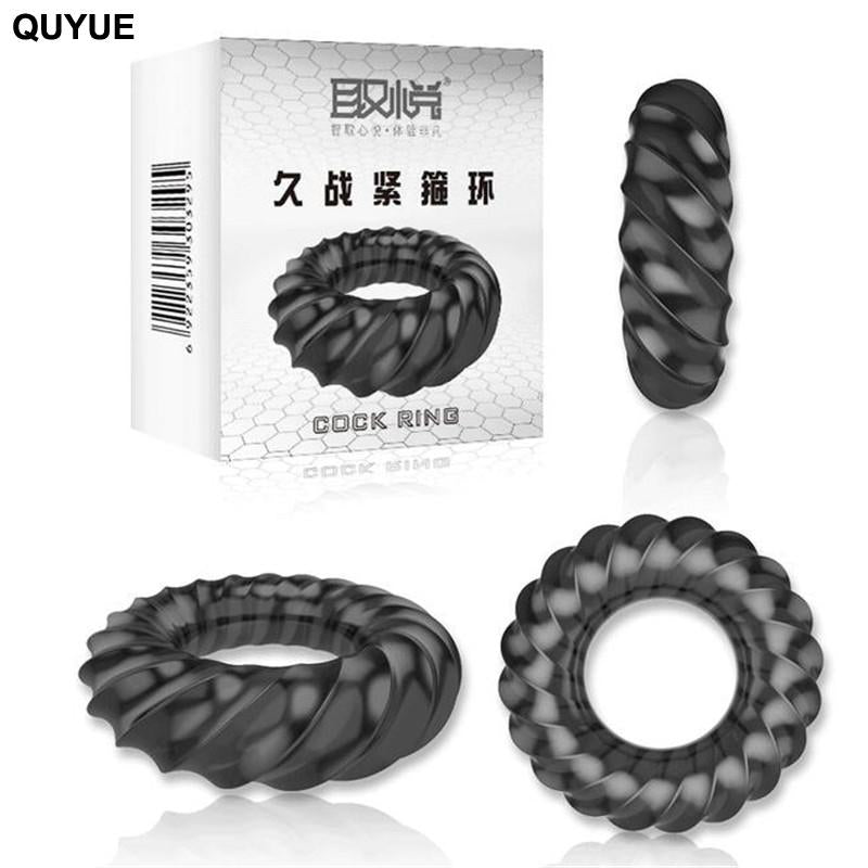 Cock ring ejaculation delay sex toys for men