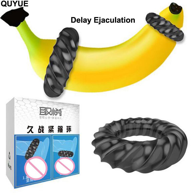 Cock ring ejaculation delay sex toys for men