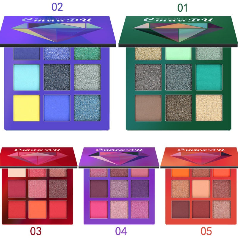 CMAADU Diamond Bright Eye Shadow Palette