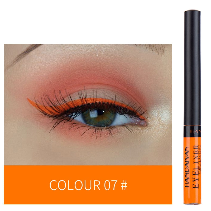 HANDAIYAN 12 Color Liquid Eyeliner Waterproof Long Lasting