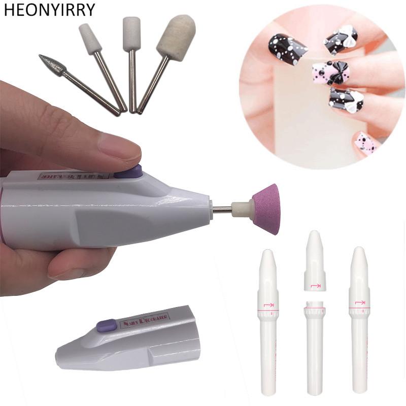 5pc Electric Nail File Kit Manicure pedicure