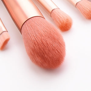 7/8pc Pink Make-up Brush Set