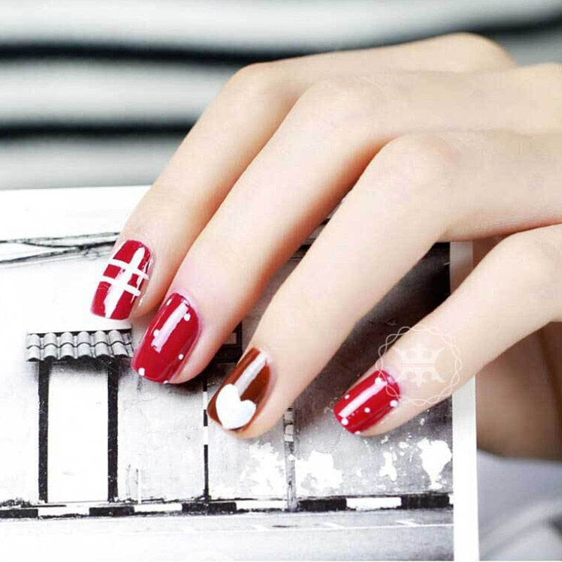 16 Color Two-way 3D Acrylic Nail Art Pen