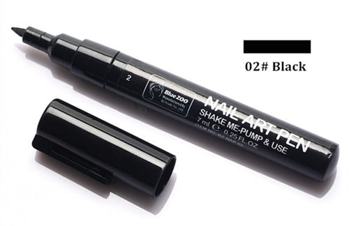 16 Color Two-way 3D Acrylic Nail Art Pen