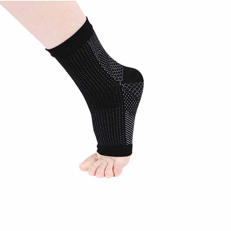 1pair Open Toe Foot Compression Sleeve