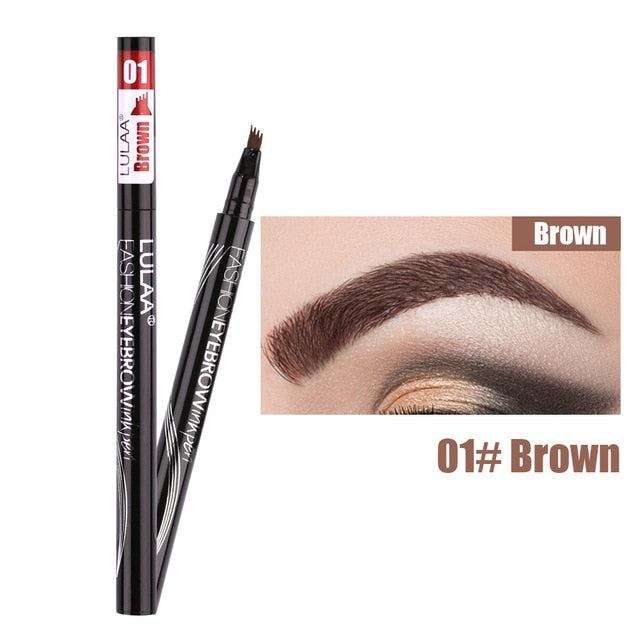 4-Tip Korean Waterproof Microblading Liquid Eyebrow Tattoo Pen