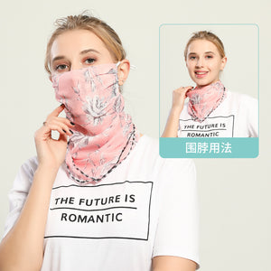 Sun-resistant Silk Breathable Face Mask Gaitor