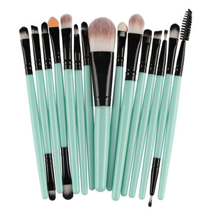 15Pcs Makeup Brush Set