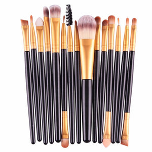 15Pcs Makeup Brush Set