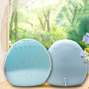 USB Mini Silicone Facial Cleansing Brush