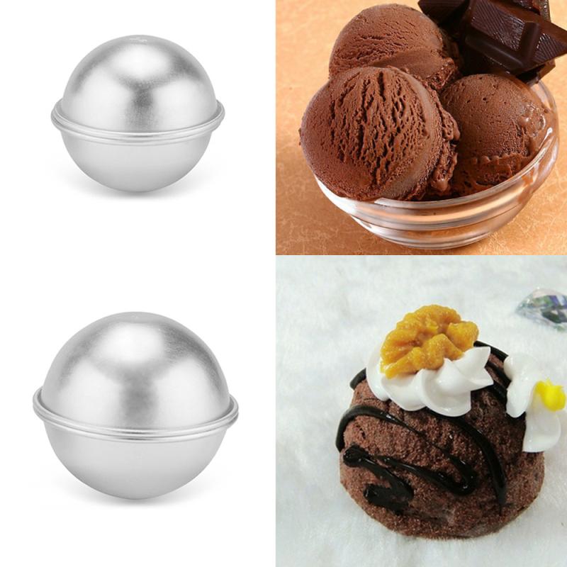 6pcs 3D Bath Bomb Metal Aluminum Mold