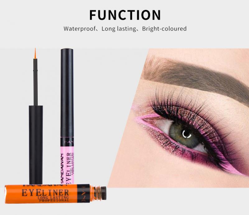 HANDAIYAN 12 Color Liquid Eyeliner Waterproof Long Lasting