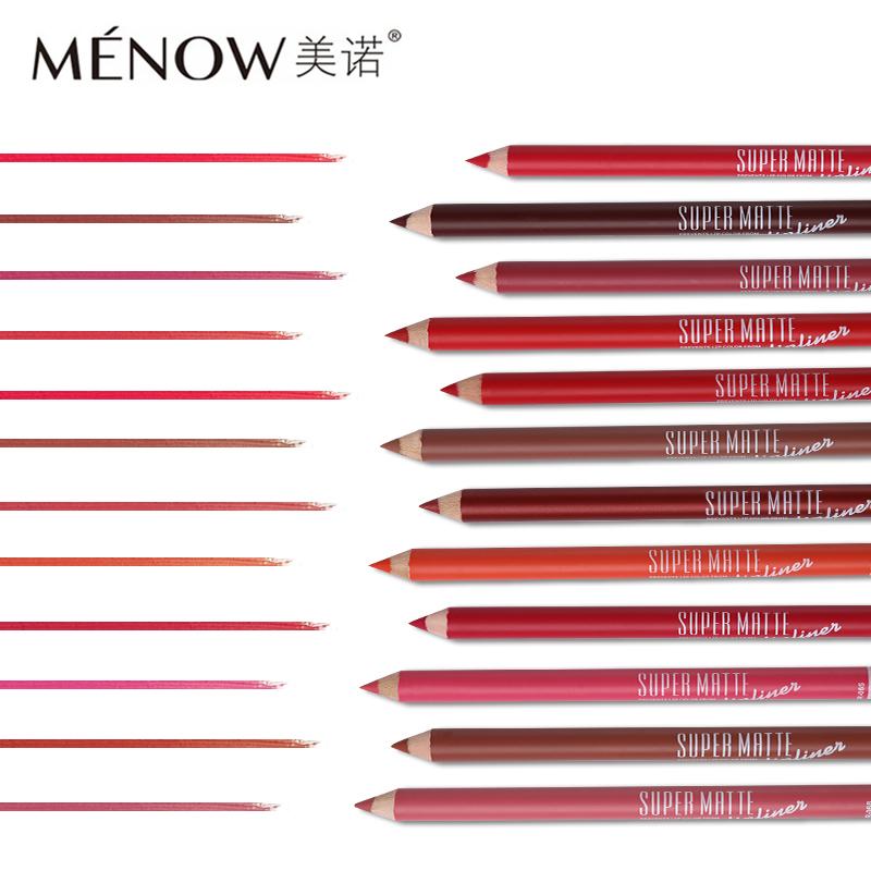 12pc set Menow Super Matte Lip Liner Set