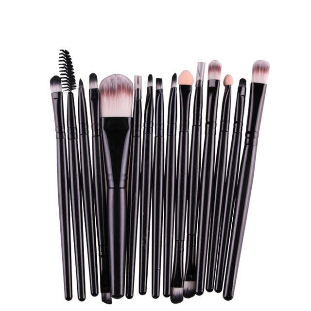 15Pcs Makeup Brush Set