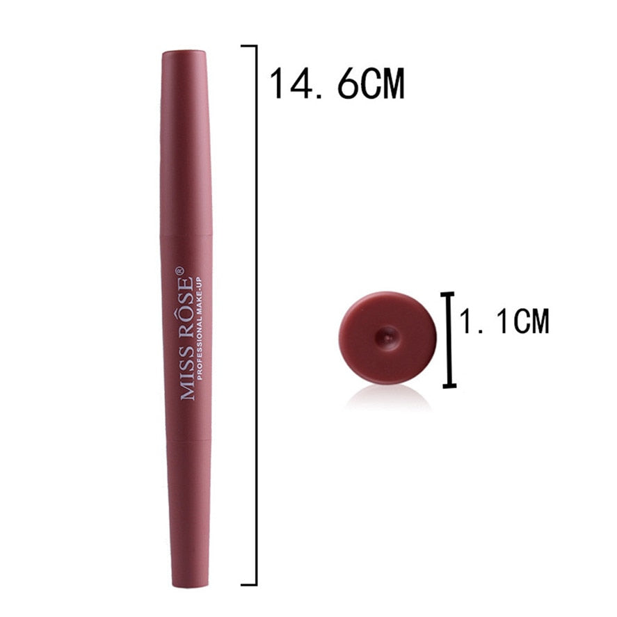 MISS ROSE 1PC Double-end Lip liner lipstick