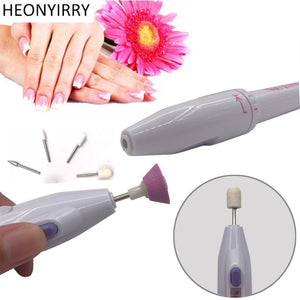 5pc Electric Nail File Kit Manicure pedicure