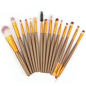 15Pcs Makeup Brush Set