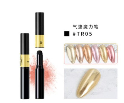 Chrome Stick - Nail Art Mirror Effect Air Cushion Powder Pen