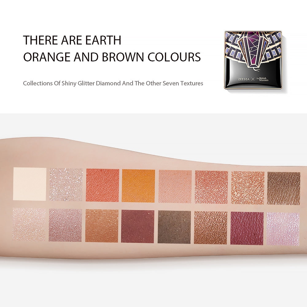 ZEESEA 16 Colors Egypt Eyeshadow Palette