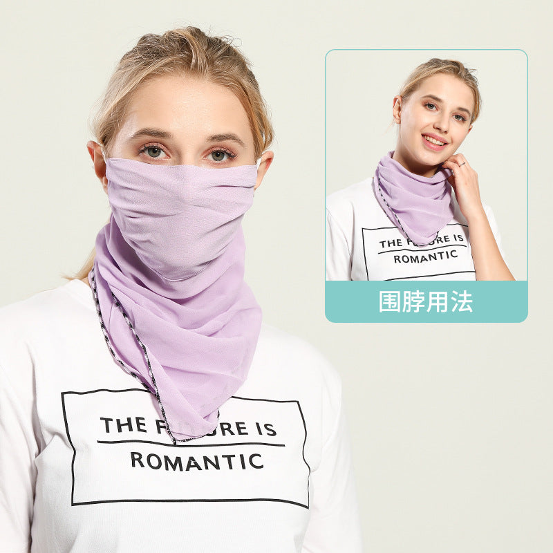 Sun-resistant Silk Breathable Face Mask Gaitor