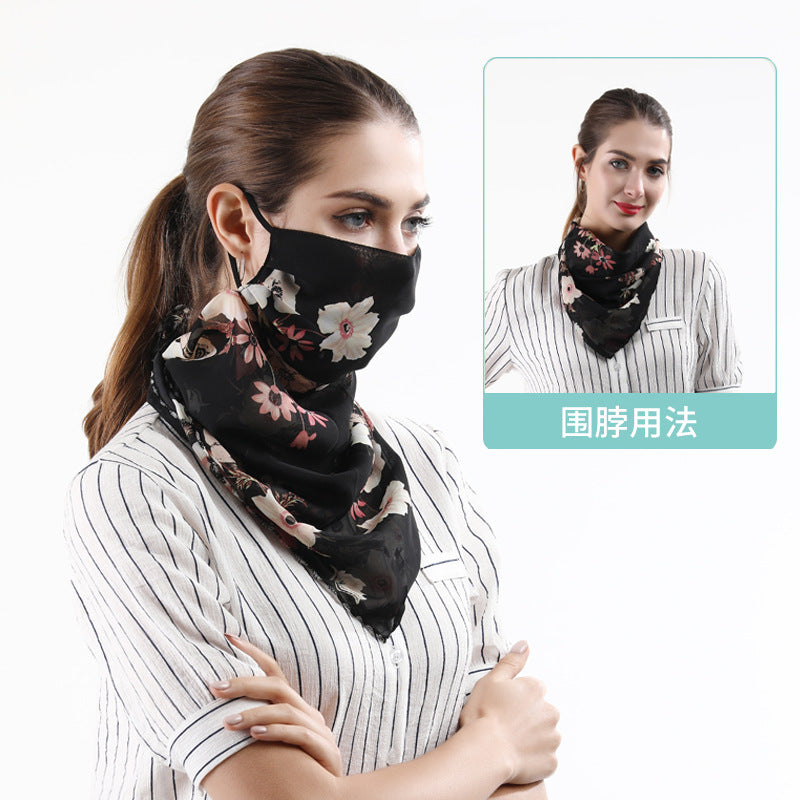 Sun-resistant Silk Breathable Face Mask Gaitor