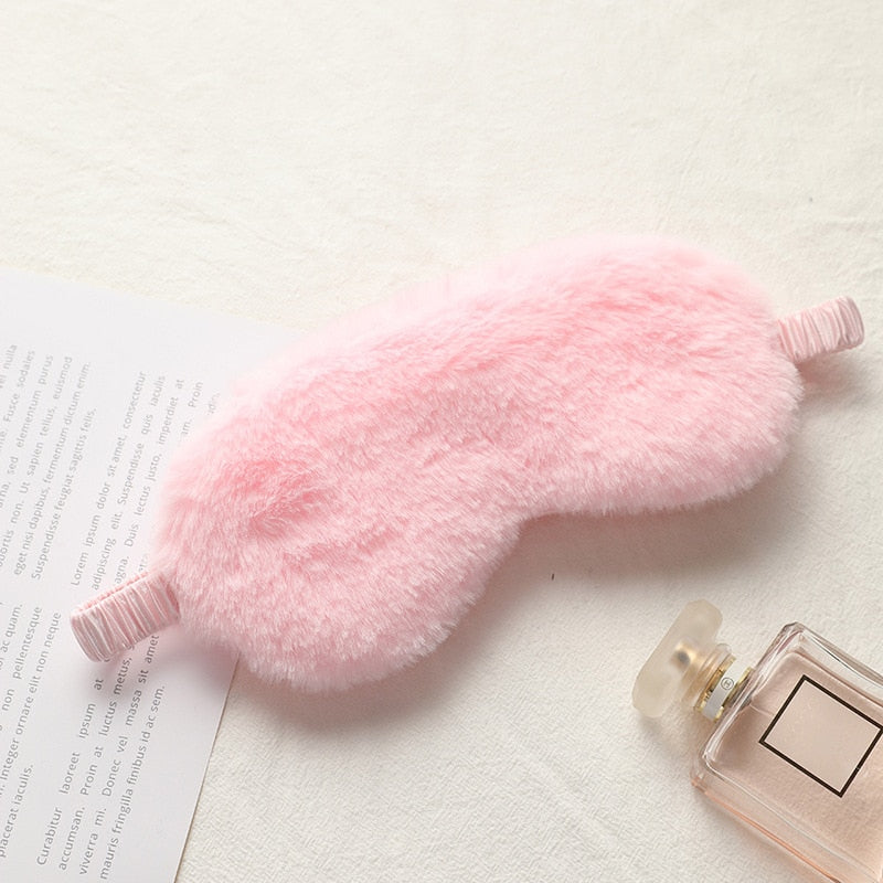 Soft Plush Love Cloud Sleeping Eye Mask