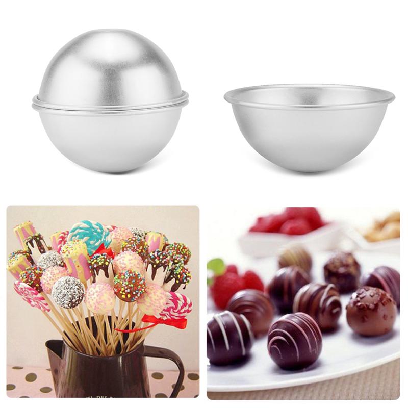 6pcs 3D Bath Bomb Metal Aluminum Mold
