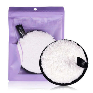 1pc Microfiber Plush Puff Reusable Cleansing Pad