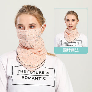 Sun-resistant Silk Breathable Face Mask Gaitor