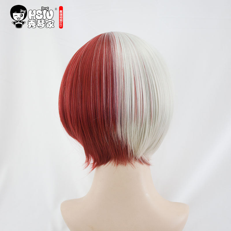 My Hero Academy Shoto Todoroki Cosplay Costume Wig