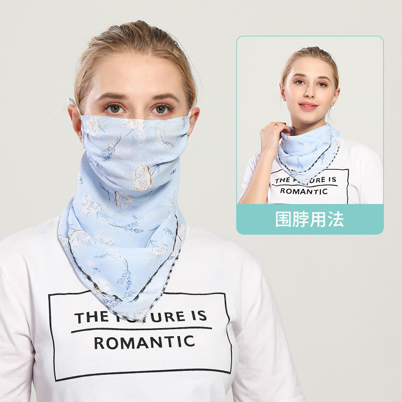 Sun-resistant Silk Breathable Face Mask Gaitor