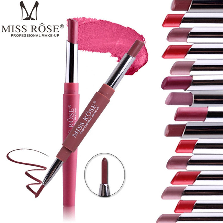 MISS ROSE 1PC Double-end Lip liner lipstick