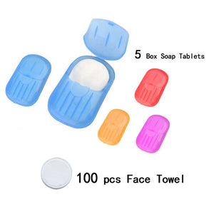 Portable Soap Tablets Sheets