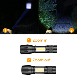 Super Bright LED Waterproof Hand Held Pocket Flashlight