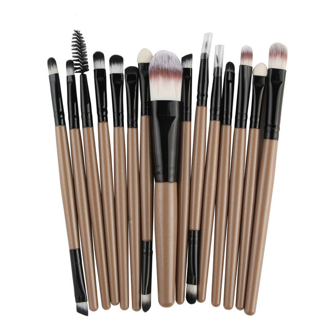 15Pcs Makeup Brush Set