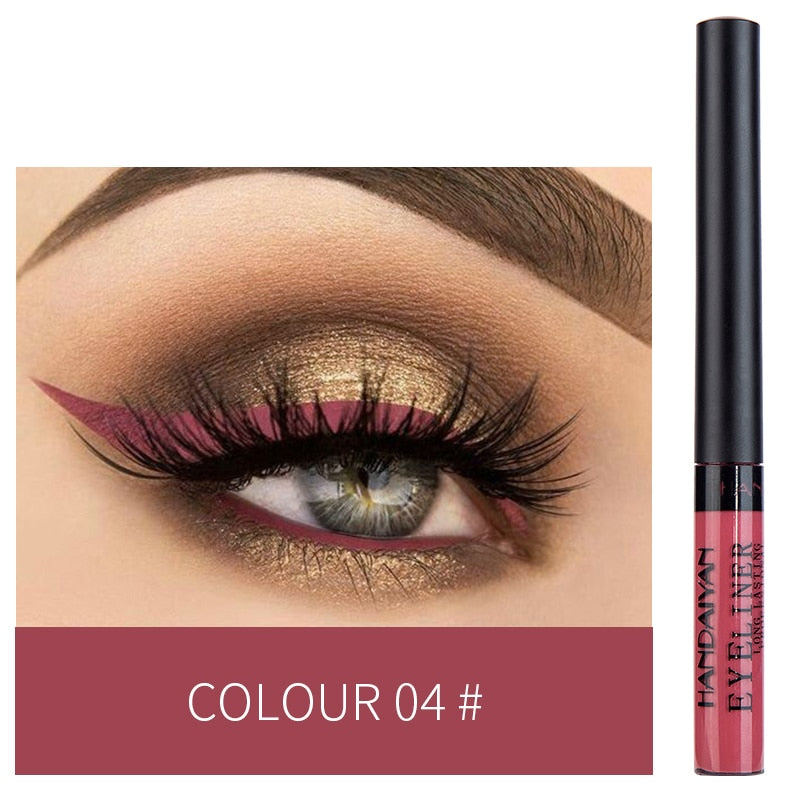 HANDAIYAN 12 Color Liquid Eyeliner Waterproof Long Lasting