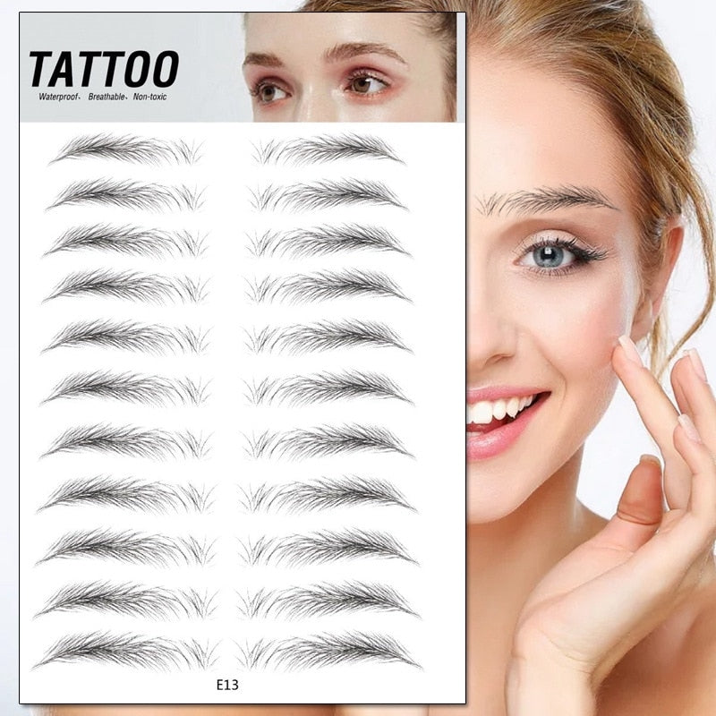 Magic 4D Hair-like Eyebrow Tattoo Sticker