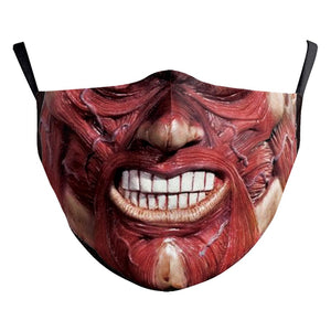 Horror Movie Character Face Mask