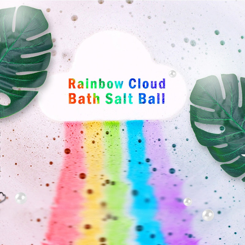 Bath Salt Rainbow Soap