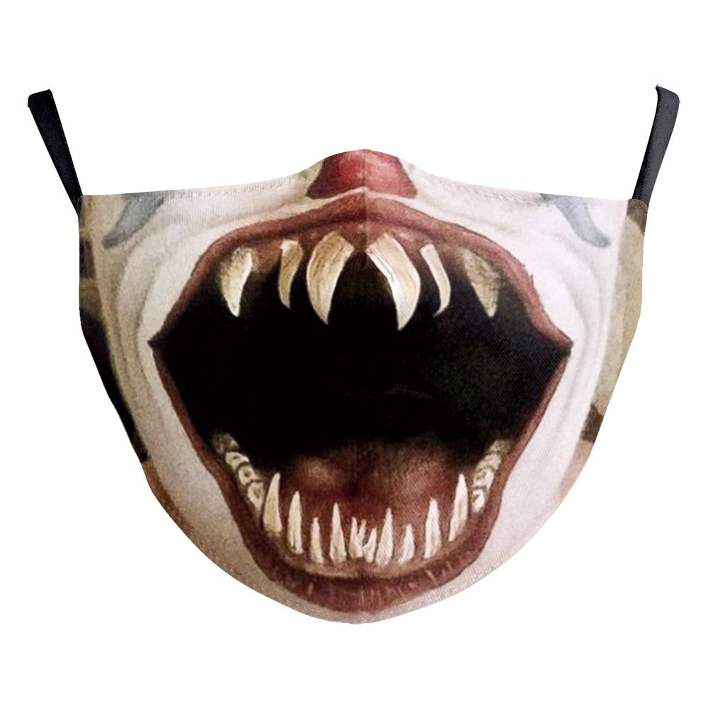 Horror Movie Character Face Mask