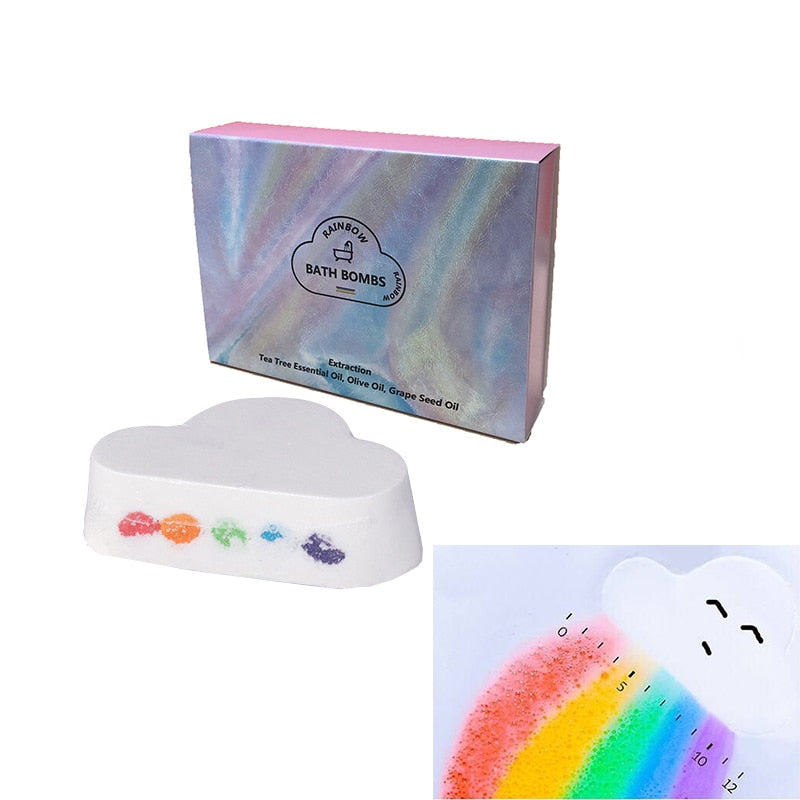 Bath Salt Rainbow Soap